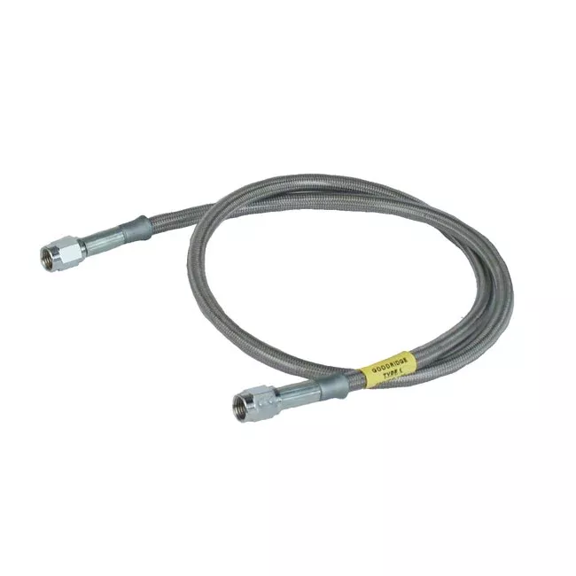 GOODRIDGE BRAKE LINE KIT CLEAR COATED STAINLESS, 40" LONG
