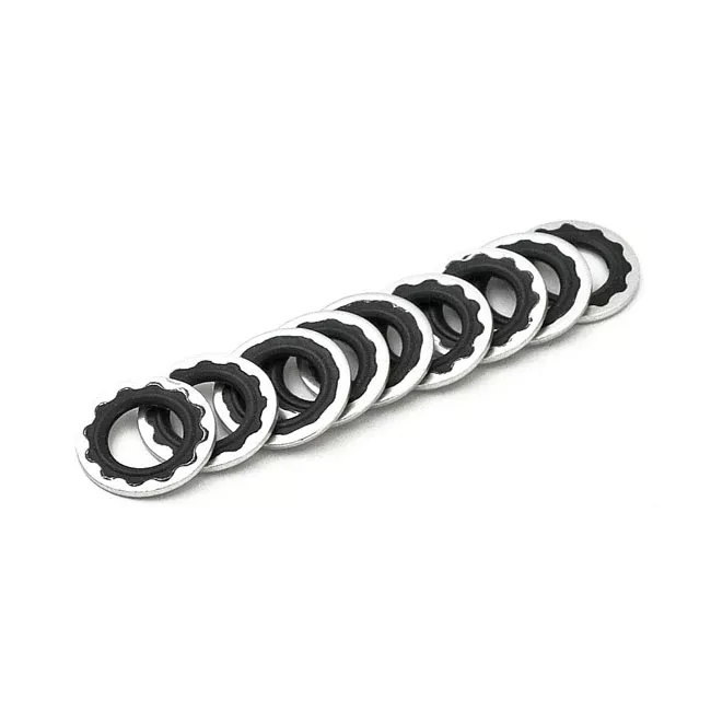 Goodridge Brake Line Washers, 3/8" (10 mm). Static Seal for Harley Davidson