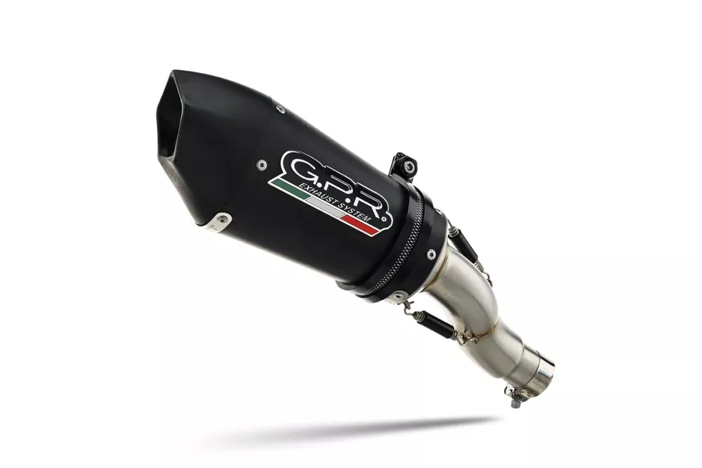 GPR Exhaust - New Gpe Black Titanium Racing Full Line for Aprilia RS 457 - 2024 to 2025