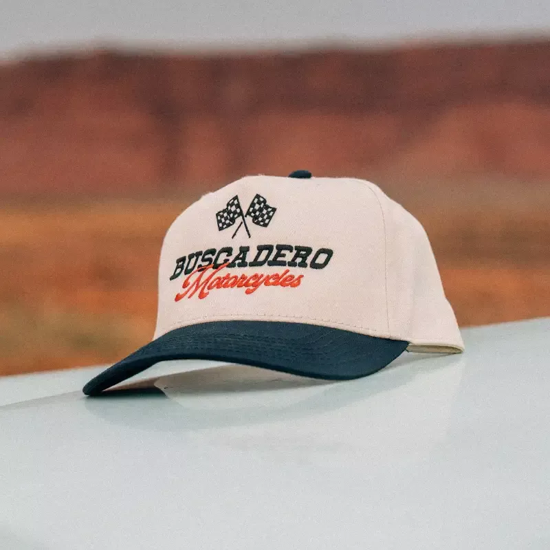 ‘Grand Prix’ Two Tone Mid Profile Hat