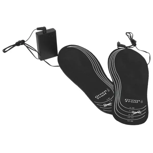 GreenTrail - Battery Powered Heated Boot Insoles - Universal Cut to Fit