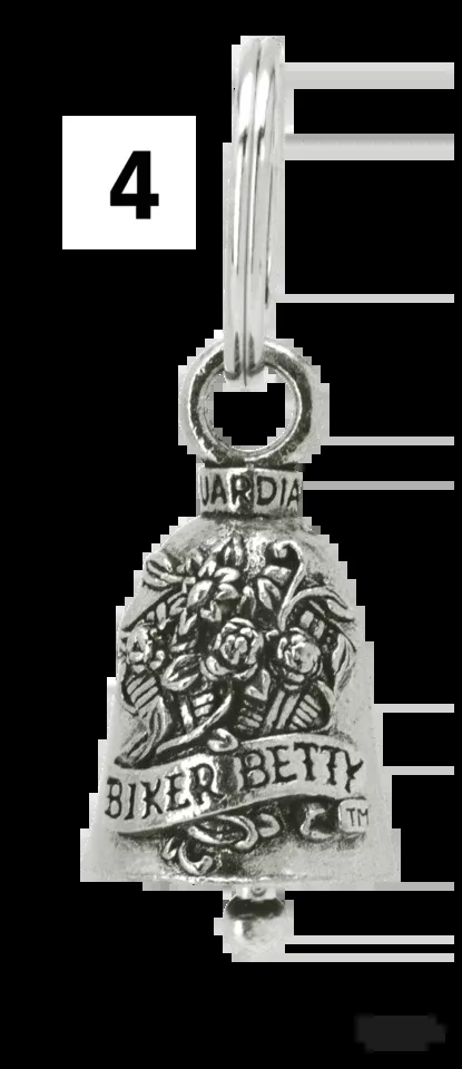 Guardian Bell "Biker Betty Bell" For Harley-Davidson