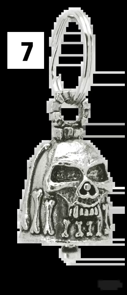 Guardian Bell "Bones Bell" For Harley-Davidson