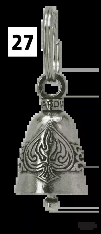 Guardian Bell "Tribal Spade Bell" For Harley-Davidson