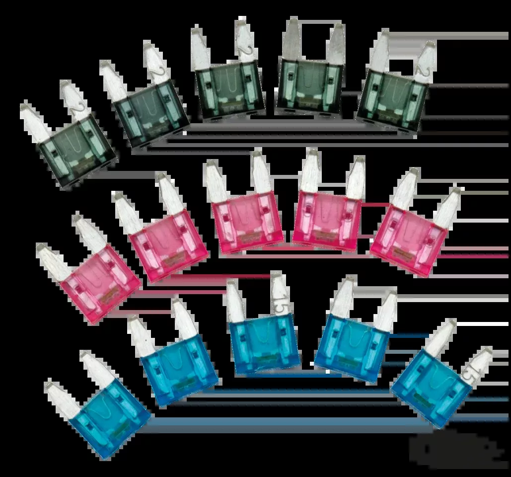 GZP 5pck Mini Led fuse detector gray 2A For Harley-Davidson