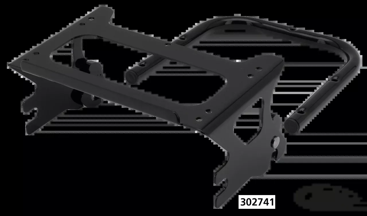 GZP Black Detachable Tour Box Mount 99-08 For Harley-Davidson