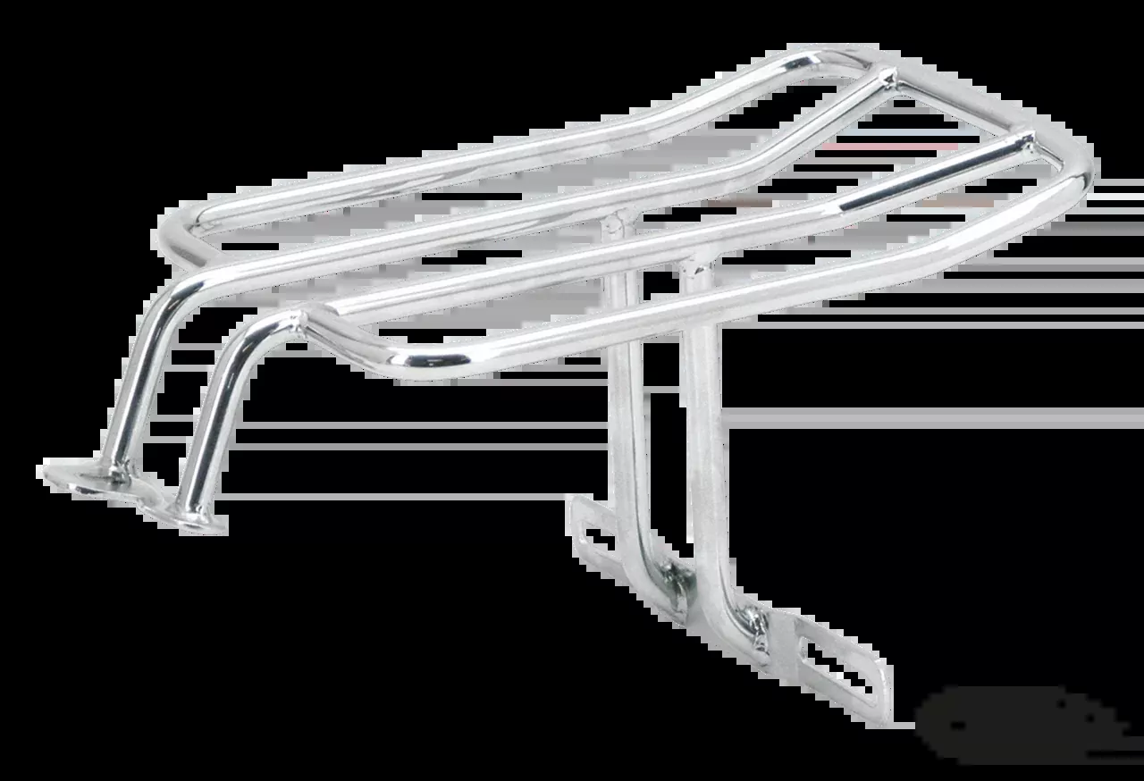 GZP Chrome Bobtail Luggage Rack FXD91 For Harley-Davidson