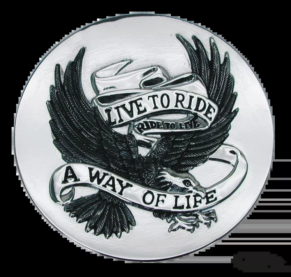 GZP Eagle Spirit adh. univ. emblem 3.5" For Harley-Davidson