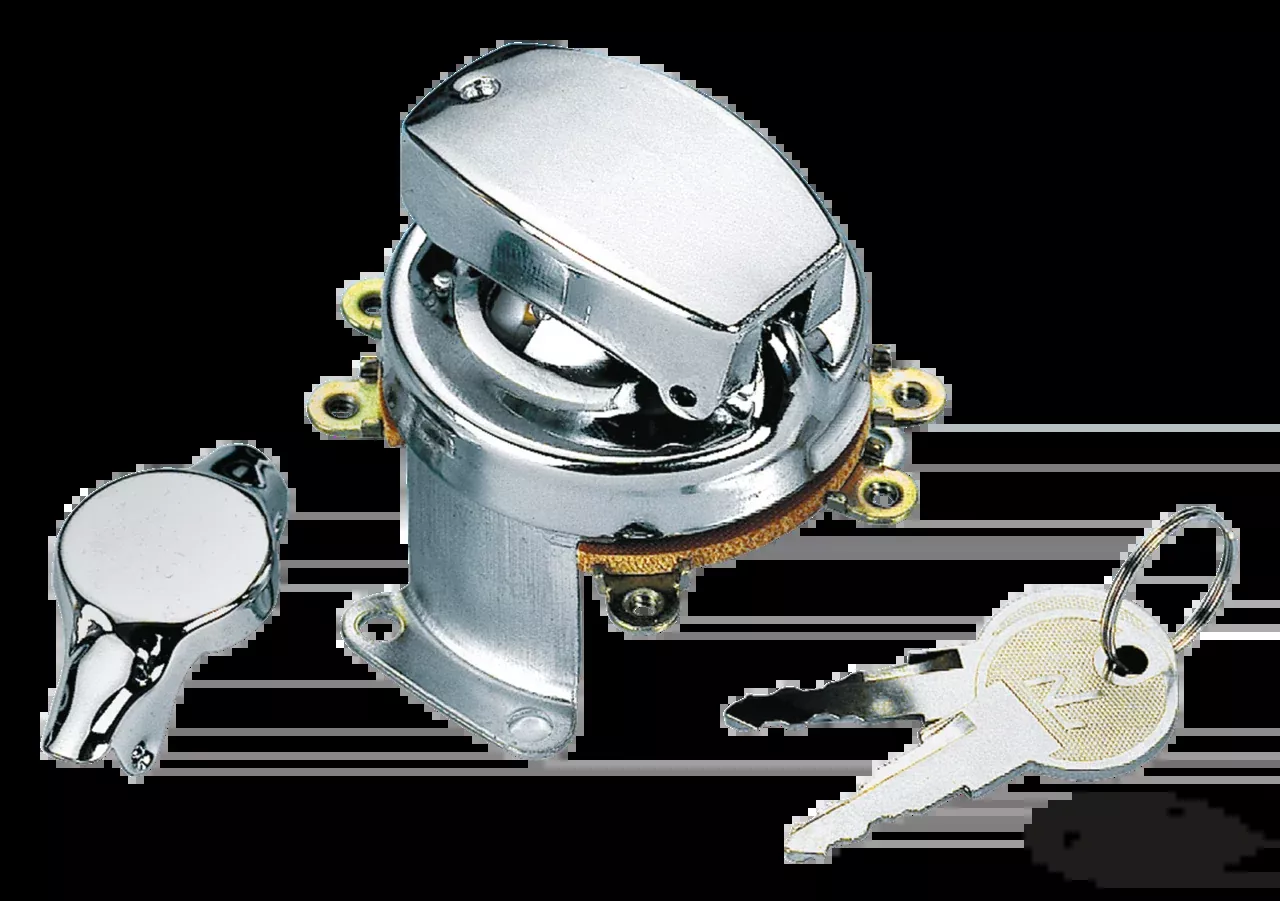 GZP Ignition switch 5-post with 2 caps For Harley-Davidson