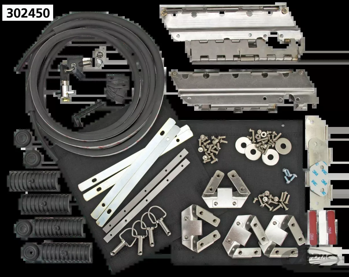 GZP Saddlebag latch kit FLH/T93-13 For Harley-Davidson
