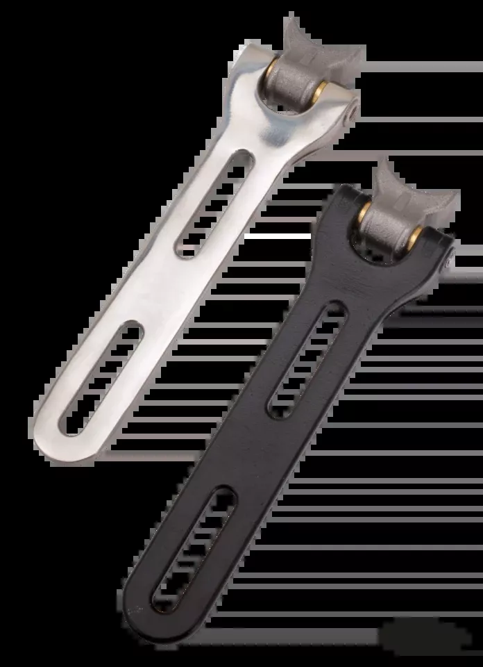 GZP solo polished stainless seat bracket For Harley-Davidson