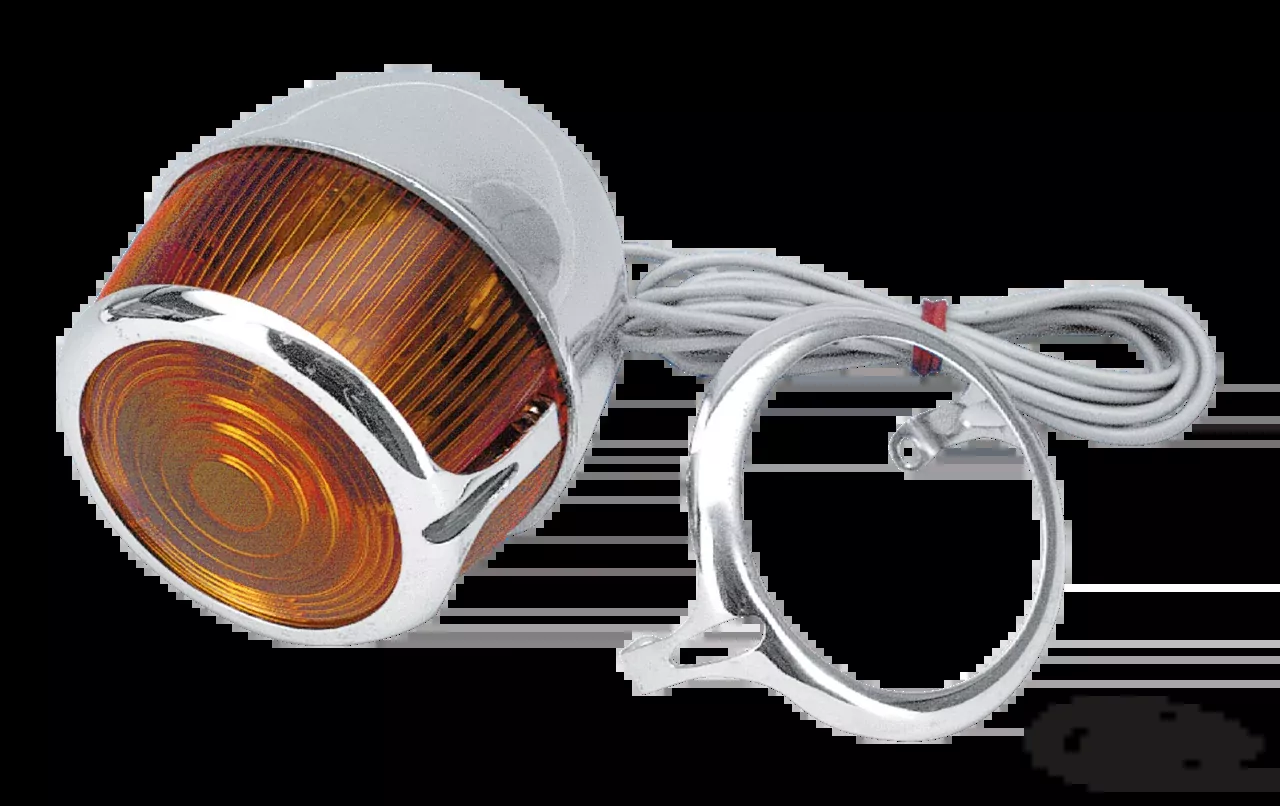 GZP Trim rings F/turn signal early, pair For Harley-Davidson