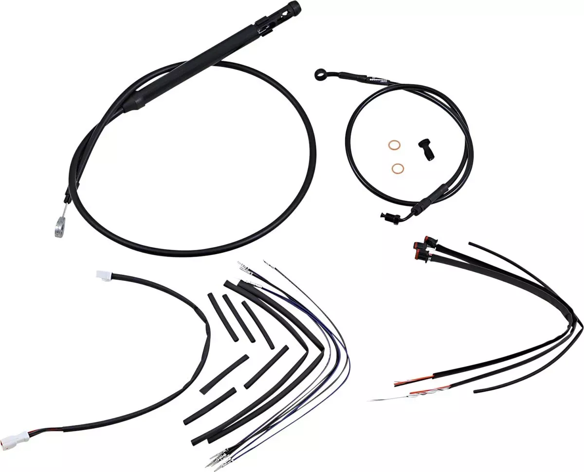 Handlebar Cable Kit for Harley-Davidson Softail M8 14" Handlebar Cable Control Kit