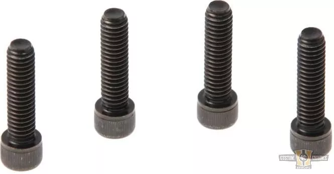 Handlebar Top Clamp Screws Black For Harley-Davidson