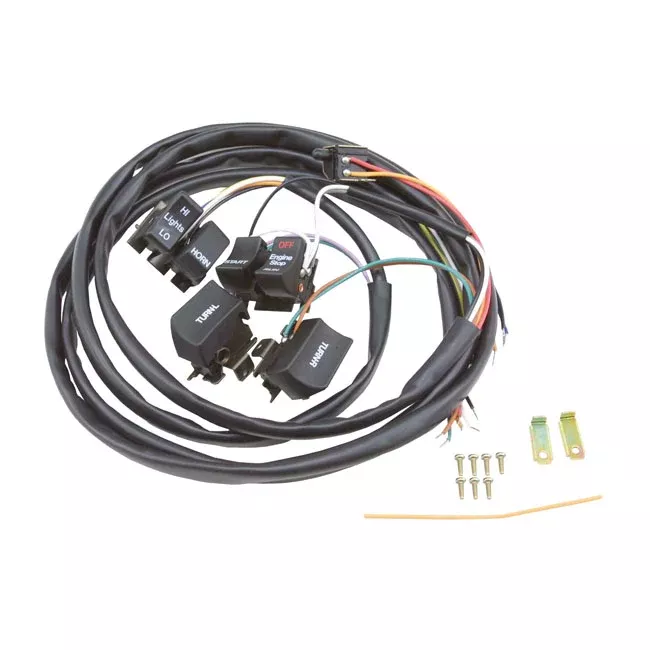 Handlebar Wiring Harness Buttons for Harley-Davidson 1982-1995