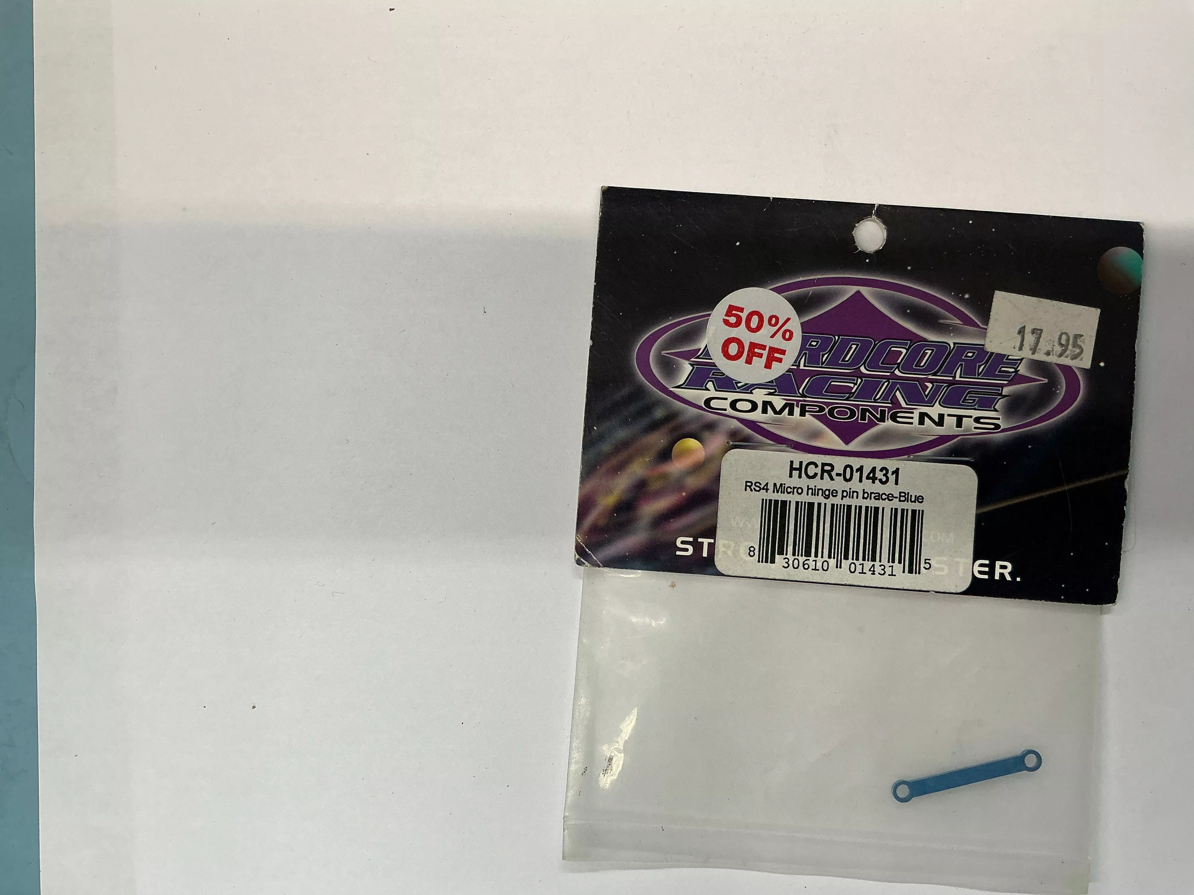 HARDCORE RACING RS4 Micro Hinge Pin Brace-Blue HCR01431