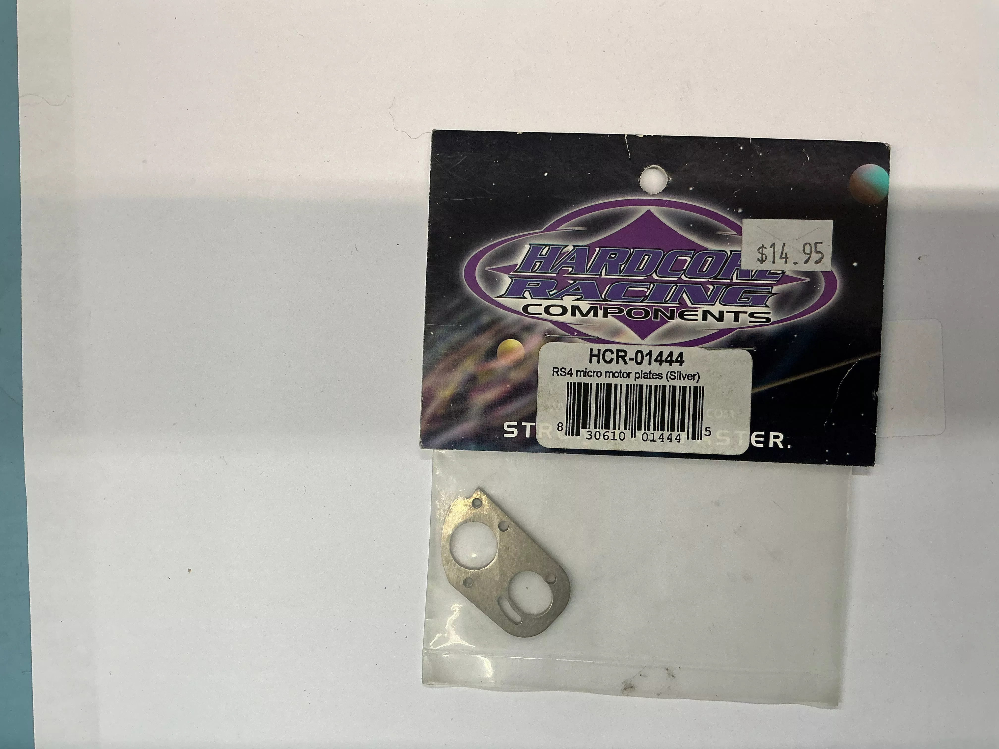 HARDCORE RACING RS4 Micro Motor Plates (Silver) HCR01444