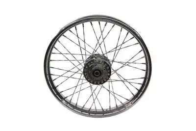 Harley Davidson 1977-83′ FX, FXR, XL 21″ Chrome Twisted Spoke Front Wheel