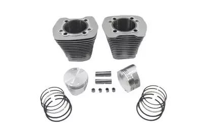 Harley Davidson 1984-98′ FXR, FXD, FLST, FLT, FXST 88″ Evolution Big Bore Cylinder Kit-Silver