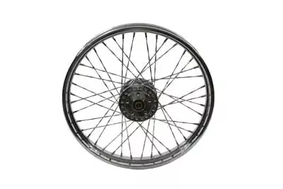Harley Davidson 1984-99′ FXR, FXD, XL 21″ Twisted Spoke Chrome Front Wheel