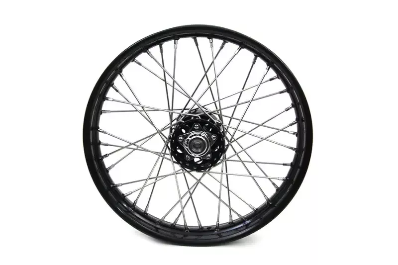 Harley Davidson EL FL UL WL 18″ Star Hub Front or Rear Spoke Wheel