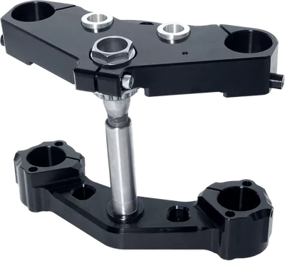 HAWG HALTERS X23 Bolt-On 6° Triple Tree Kit, Black, for 23" Wheels. Fits 2014-2023 Harley-Davidson Dressers - 49FLAX23