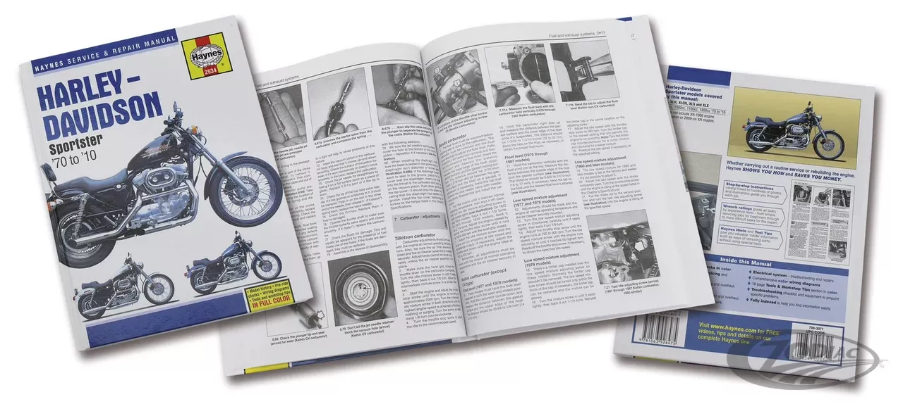 Haynes HD Sportster 70-10 tech manual For Harley-Davidson
