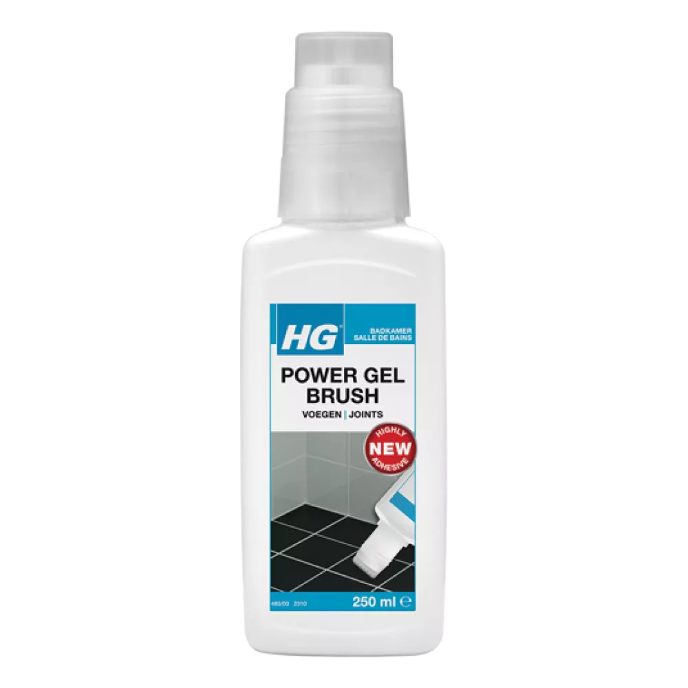 HG extra strength tile grout cleaning gel brush - 250ml