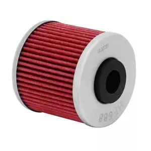 HiflofiltroScooter oil filter Kymco 125 Downtown 125 Super Dink 300 Downtown 300 People - Kawasaki 300 J 2014+ -Hf566-