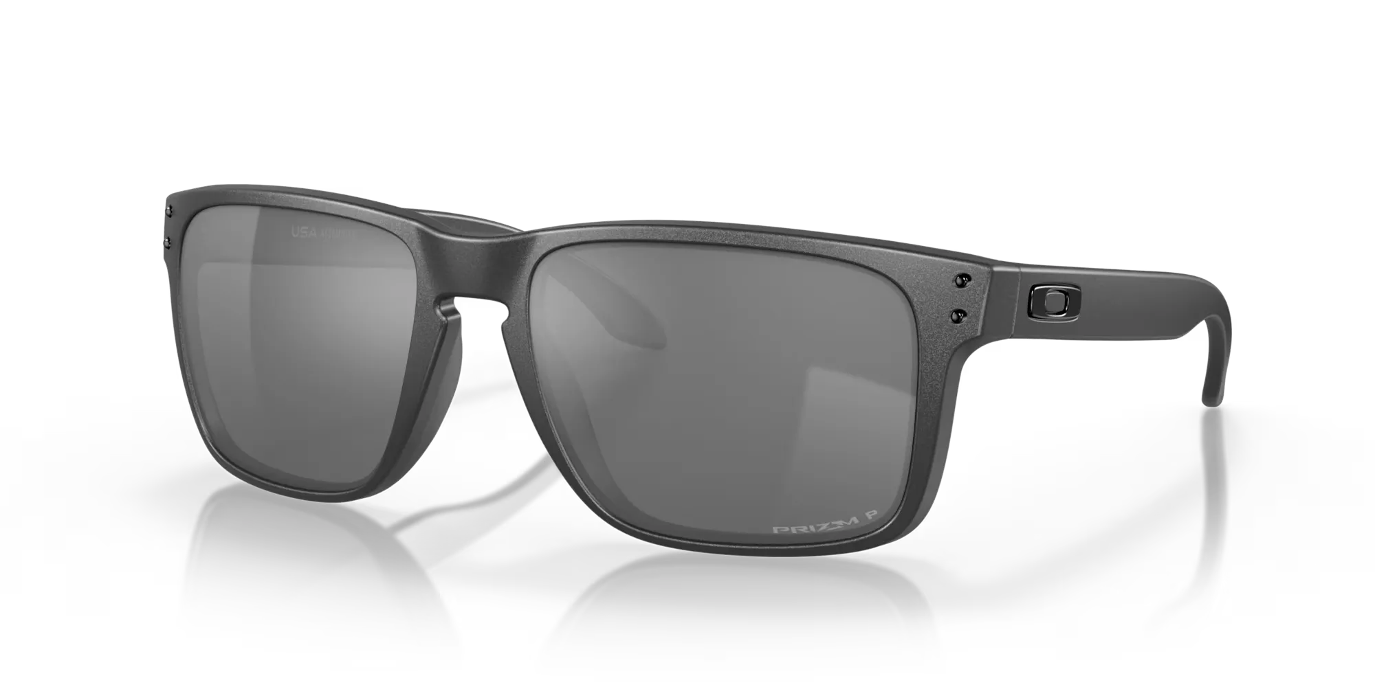Holbrook XL - Steel Frame w/ Prizm Black Polarized Lenses