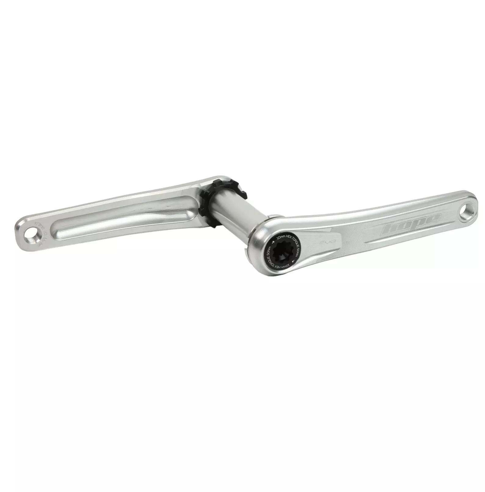 Hope Evo Crankset No Spider(68/73mm) 155mm Silver