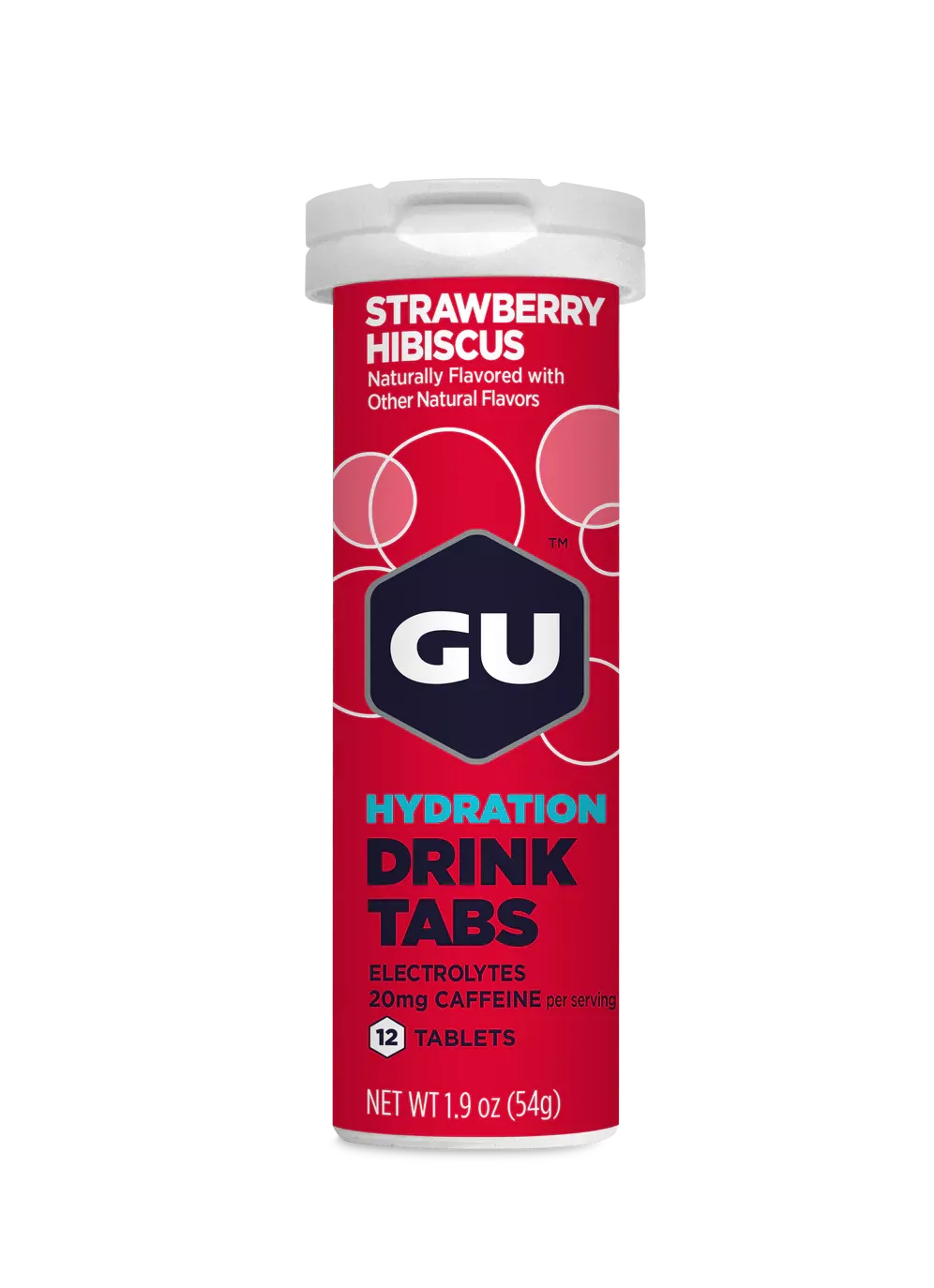 Hydration Tabs + Caffeine - Strawberry Hibiscus