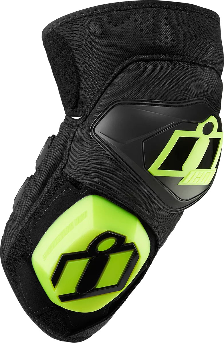 ICON Cloverleaf 2 Knee Pads CE Black - Size S-XL | Part Number 2704-0567