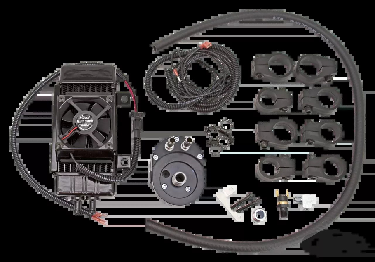 Jagg fan-assisted vertical mount kit for Harley-Davidson