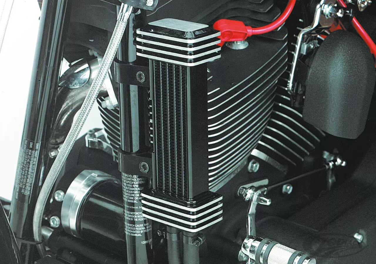 Jagg oil cooler All HD 55-up Black For Harley-Davidson