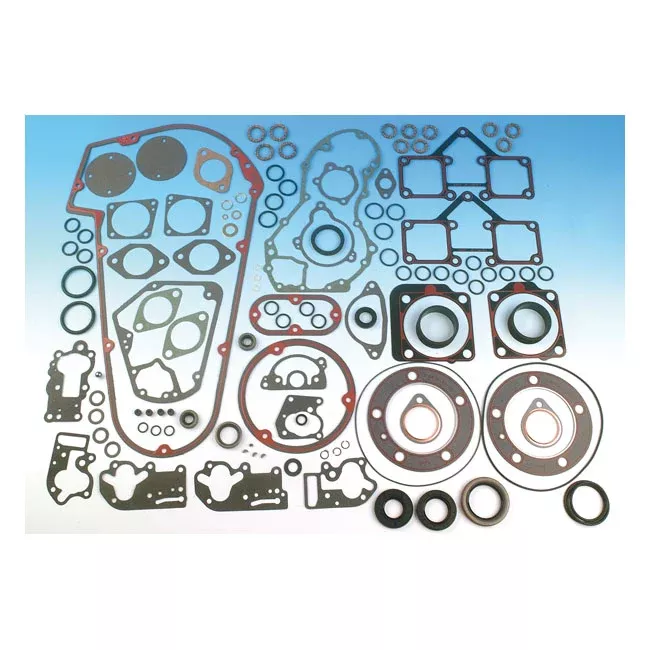 James, Engine Gasket Kit. Fire Ring Cylinder Head Gaskets, Shovel for Harley-Davidson
