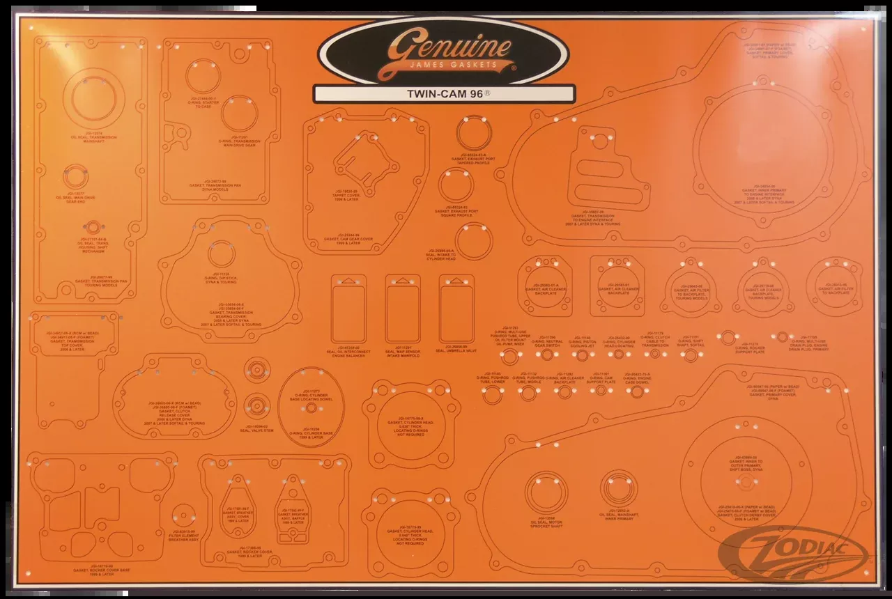 James Gasket Board TC99-17 For Harley-Davidson