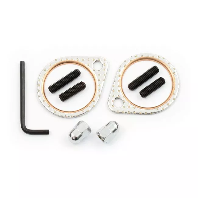 James, Shovel Exhaust Gasket and Mounting Kit. Steel Core for Harley Davidson