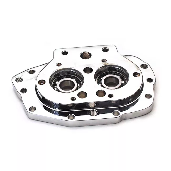Jims, Billet Transmission Trap 'Big Bearing'. Polished for Harley-Davidson