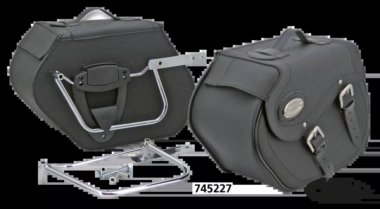 K-Drive Iparex Click&lock bags FXD07-17 For Harley-Davidson