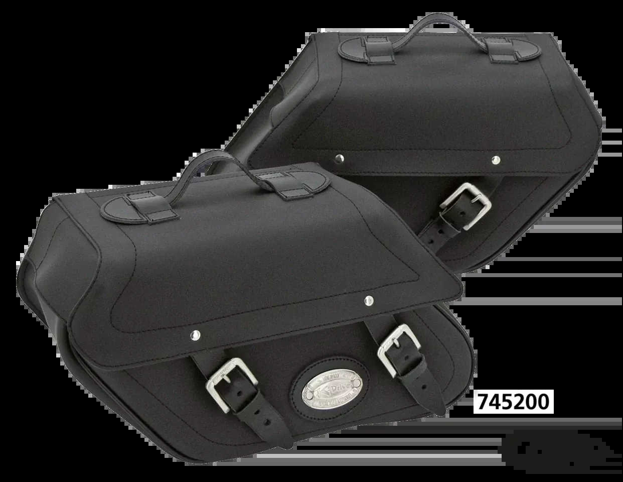 K-Drive leather saddlebag kit XL94-up For Harley-Davidson