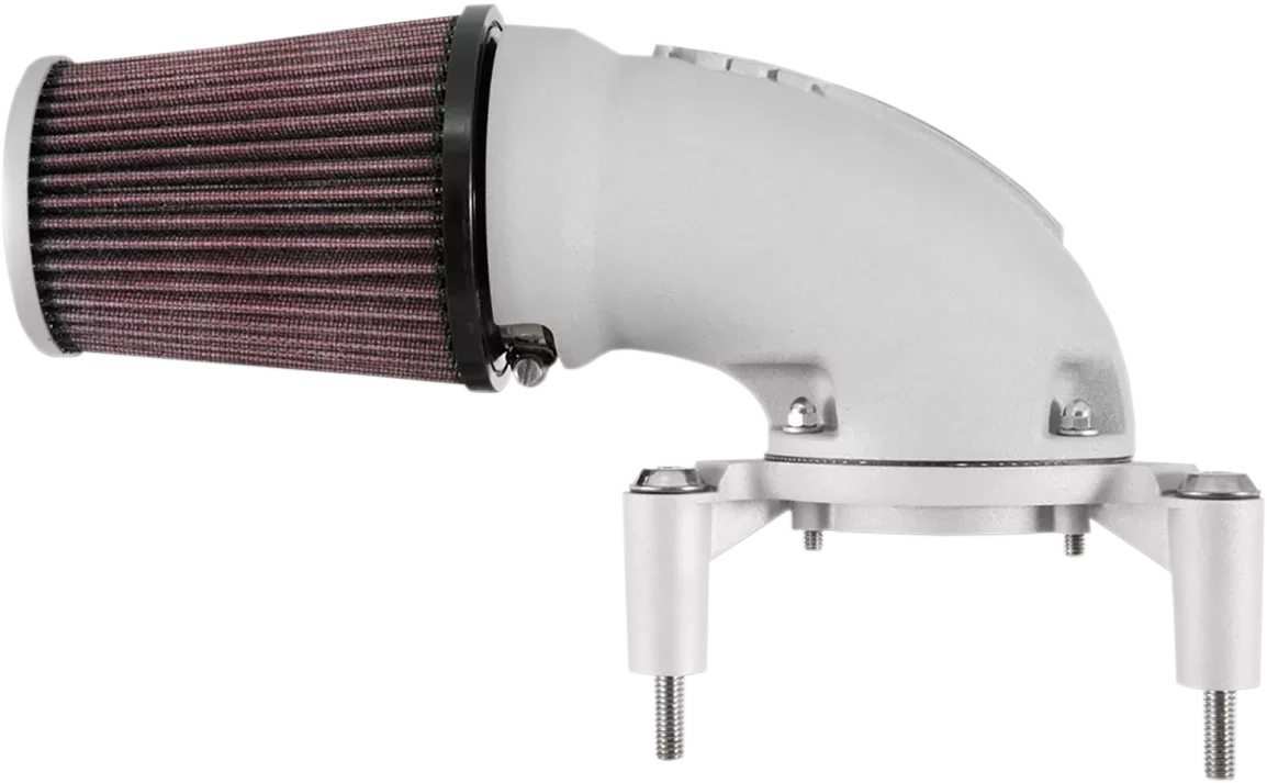 K&N Aircharger Intake System with Cast Aluminum Intake Tube - Satin Silver (Part #57-1137S)