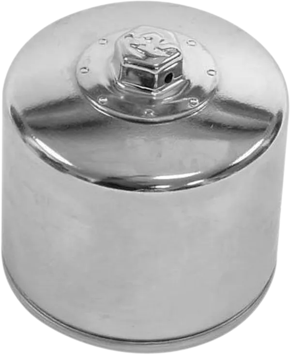 K&N Chrome Oil Filter KN-172C * High-Flow Synthetic Media for Optimal Engine Protection