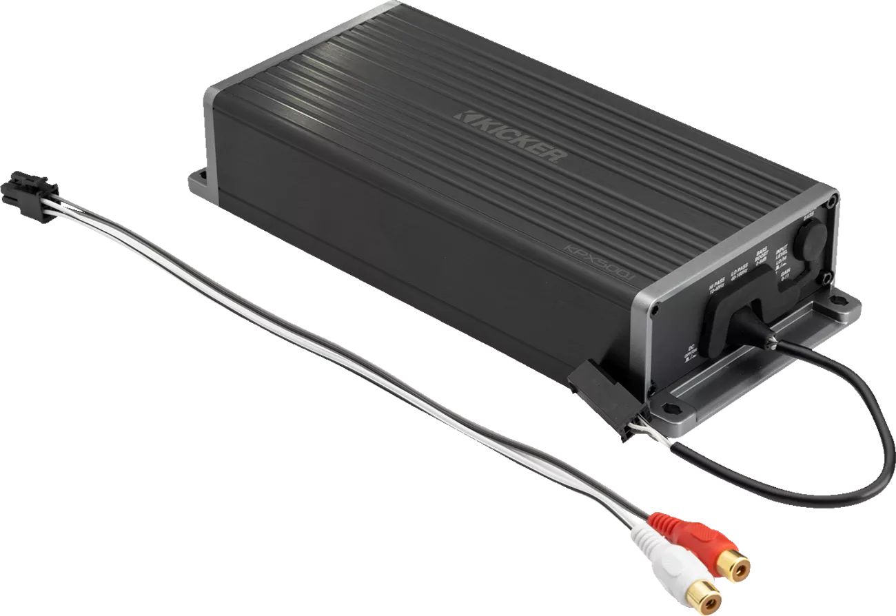 KICKER Mono Amplifier 51KPX5001 * 500W Weather-Resistant Subwoofer Amplifier