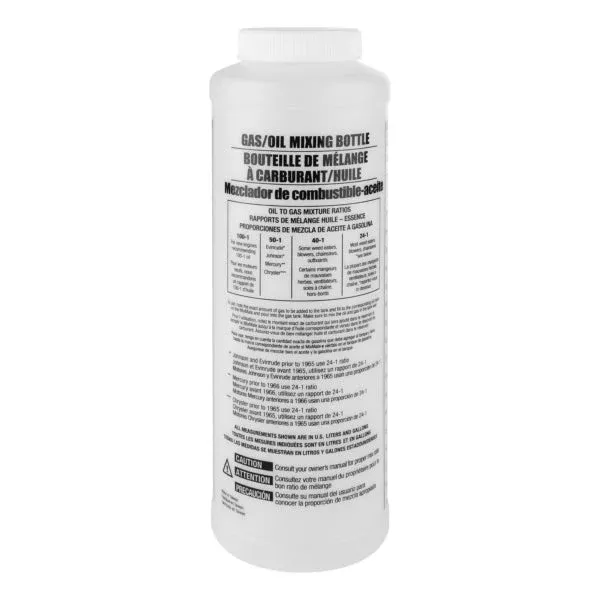 Kimpex - Gas / Oil Quick Mixing Bottle with Ratio Chart