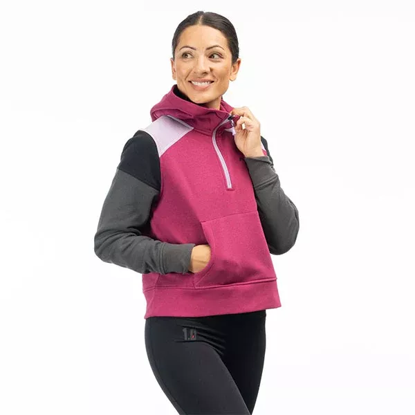 Klim - Huntley Pullover 1/4 Zip Crop Hoodie (Womens)