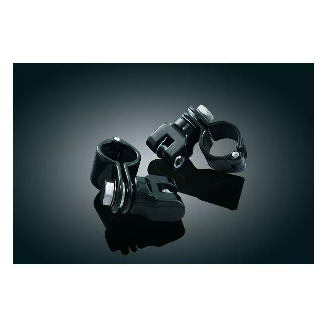Kuryakyn Magnum Cruise Peg Mounts,Black For Harley-Davidson