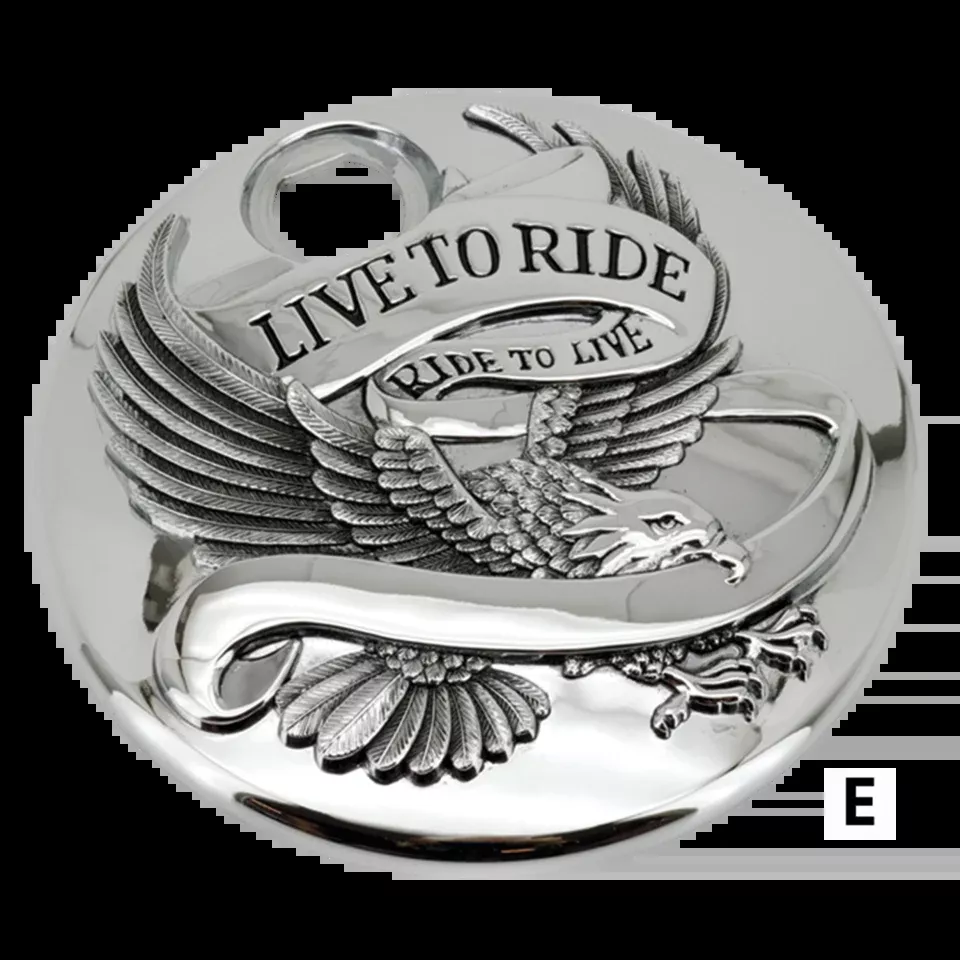 L2Ride Chrome Fuel Cap FLH/T92-07 for Harley-Davidson