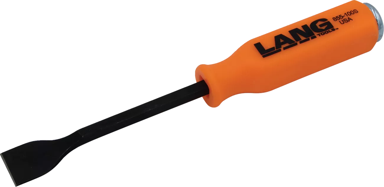 LANG TOOLS Scraper Tool with Capped Handle - Gasket - 1-Inch Face (Part Number 855-100S)