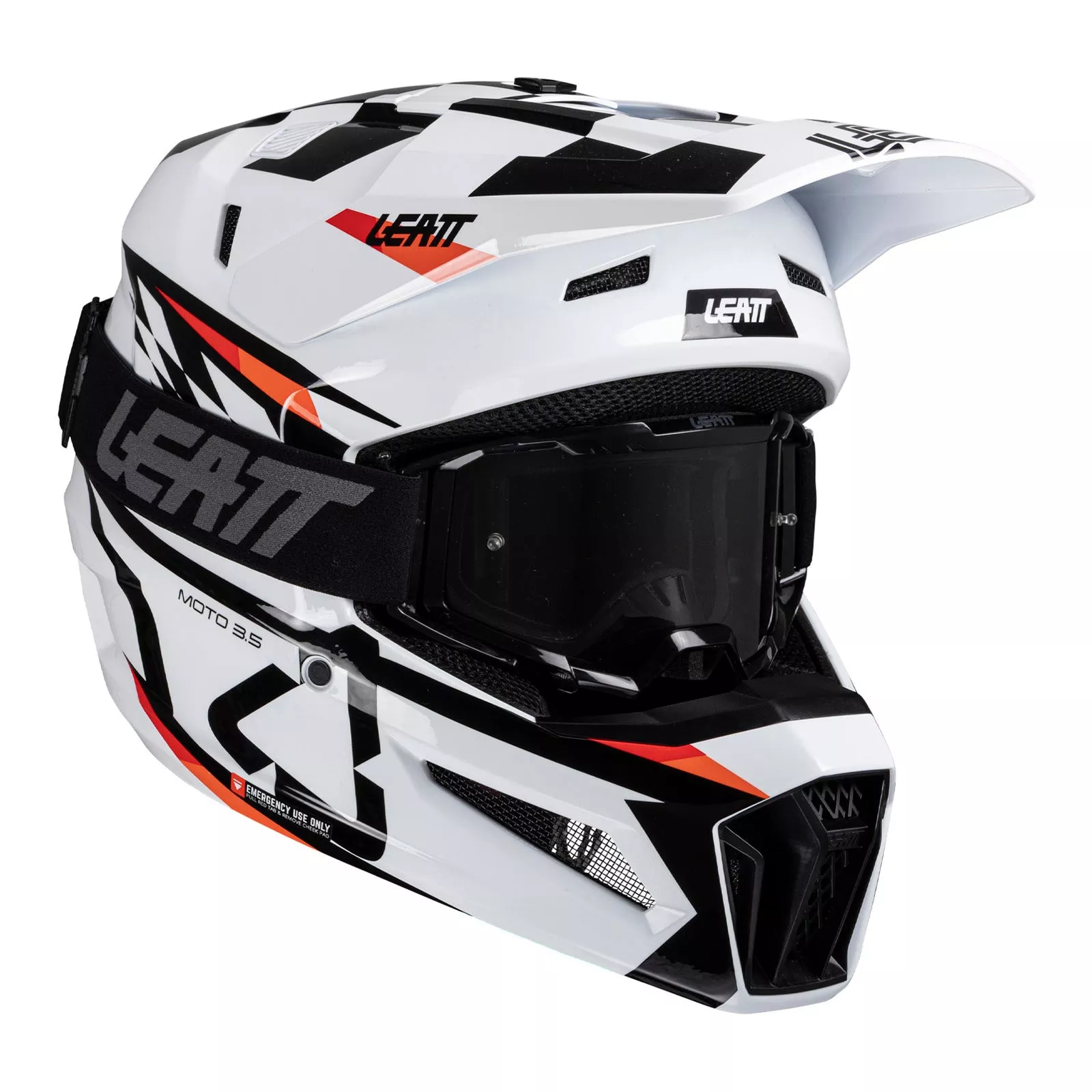 Leatt 3.5 Helmet Kit - White